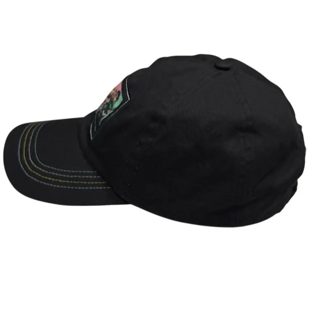 Culture Fly Demon Slayer Hat Baseball Cap Fitted Hat Black Adjustable Back OS
